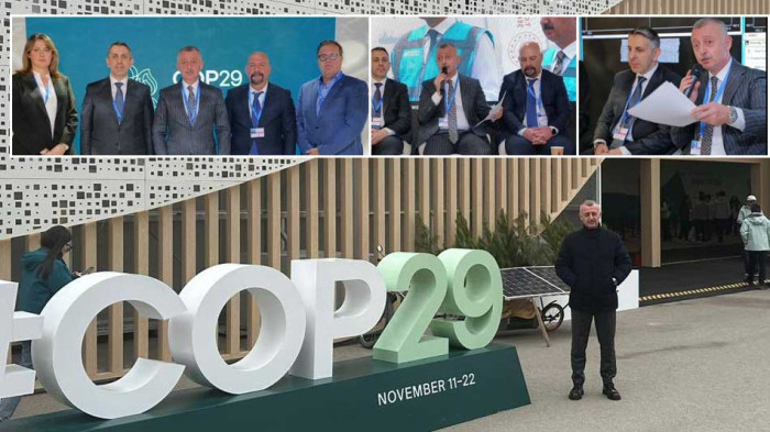 Başkan Büyükakın Bakü Cop29'da tüm dünyaya anlattı