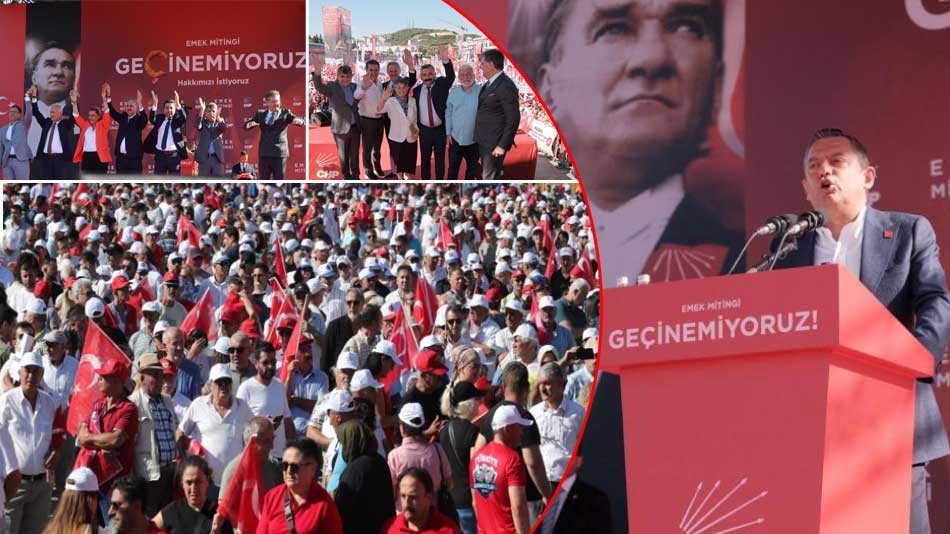 CHP Genel Başkanı Özel Gebze'de hükümete yüklendi 