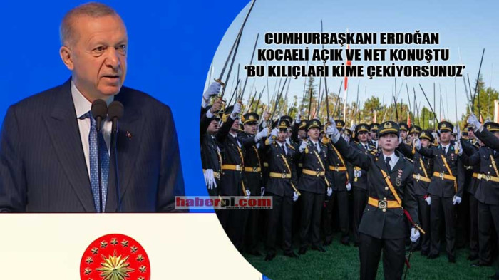  Cumhurbaşkanı Erdoğan Kocaeli'de net konuştu 