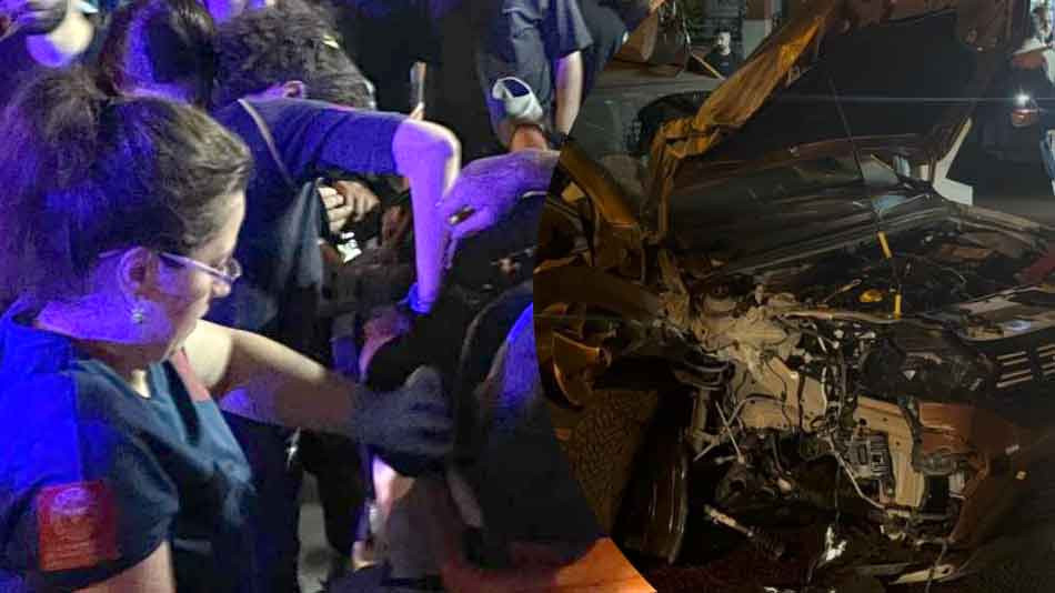 Darıca'da Trafik kazası. Sürücü ölümden döndü