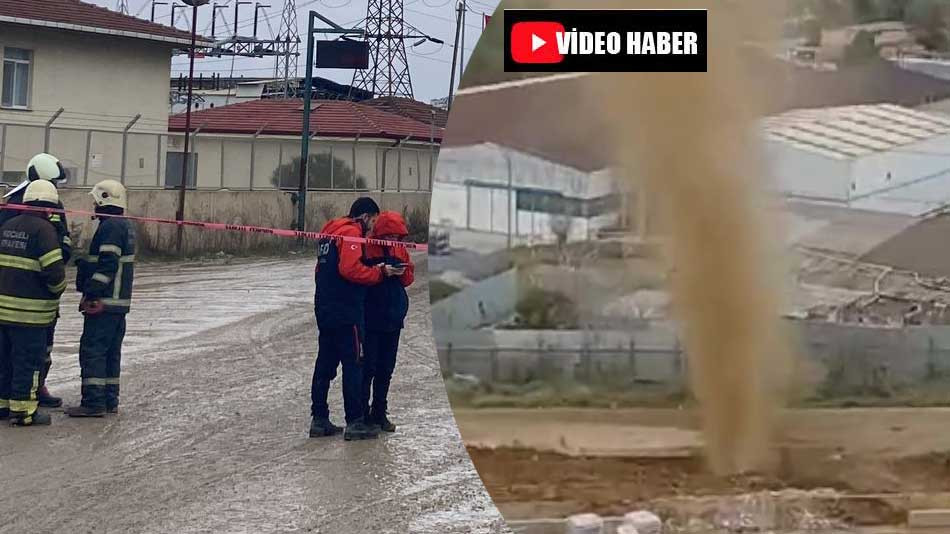 Darıca'da doğalgaz hattı bomba gibi patladı