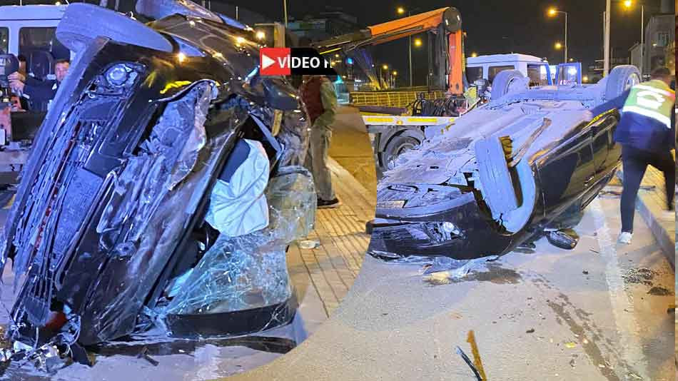 İzmit'te feci kaza. Görenler şok oldu