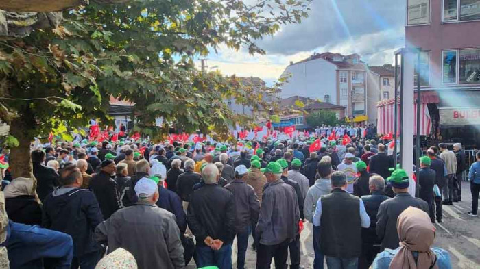 Kandıra'da eylem. DEVA'da destek verdi 