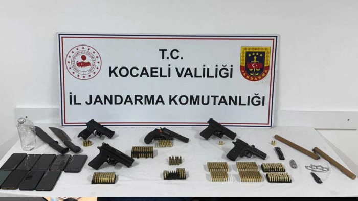  Kocaeli merkezli silah kaçakçılığı operasyonu